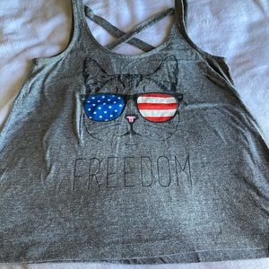 freedom criss cross tank